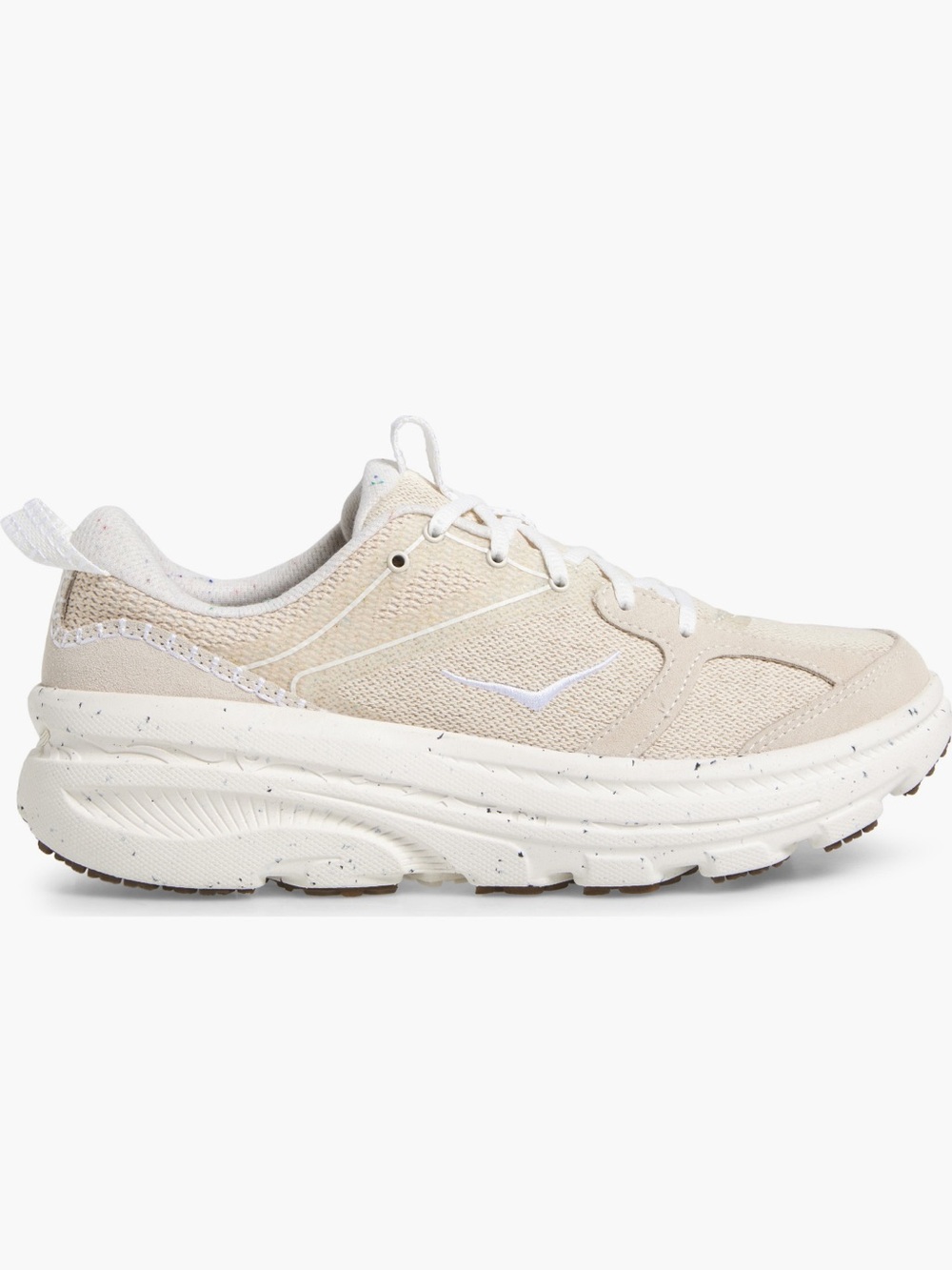 Hoka Bondi B3LS Men's Running Shoes — Cream White